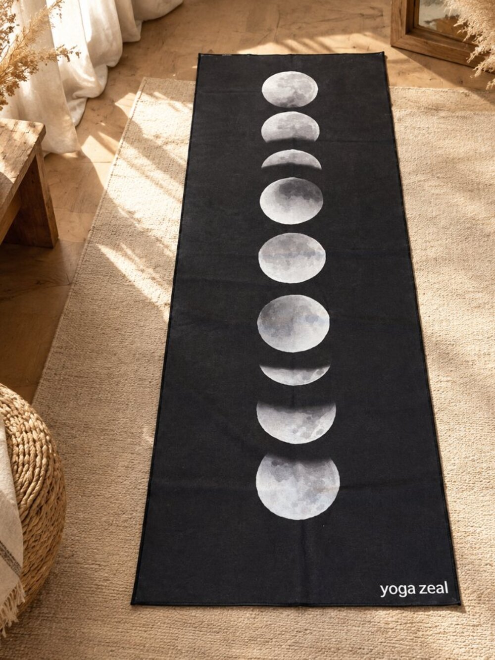Moon Phase Wall Decor Tapestry Yoga Mat